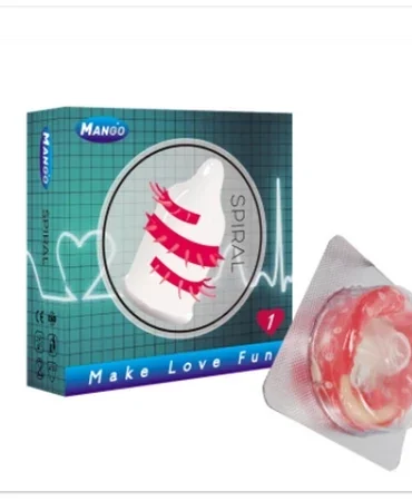 Spike Spiral Condom Premium Natural Latex Pakistan