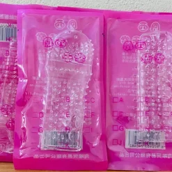 Soft Silicone Reusable Spike Condom & Extender Toy Dotted Ribbed condom Pakistan Sex toy