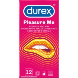 Durex Pleasure Me Ribbed And Dotted Pack of 12 Pakistan