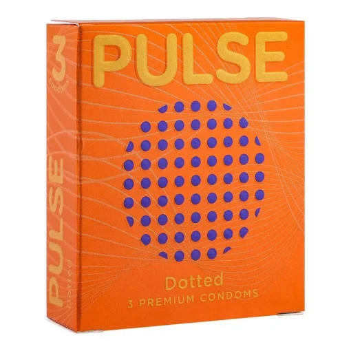 Pulse Dotted Premium Condoms, 3-Pack Pakistan